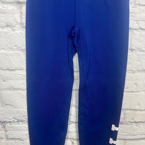 Victoria’s Secret Pink Active Royal Blue Workout Leggings - Picture 3 of 9